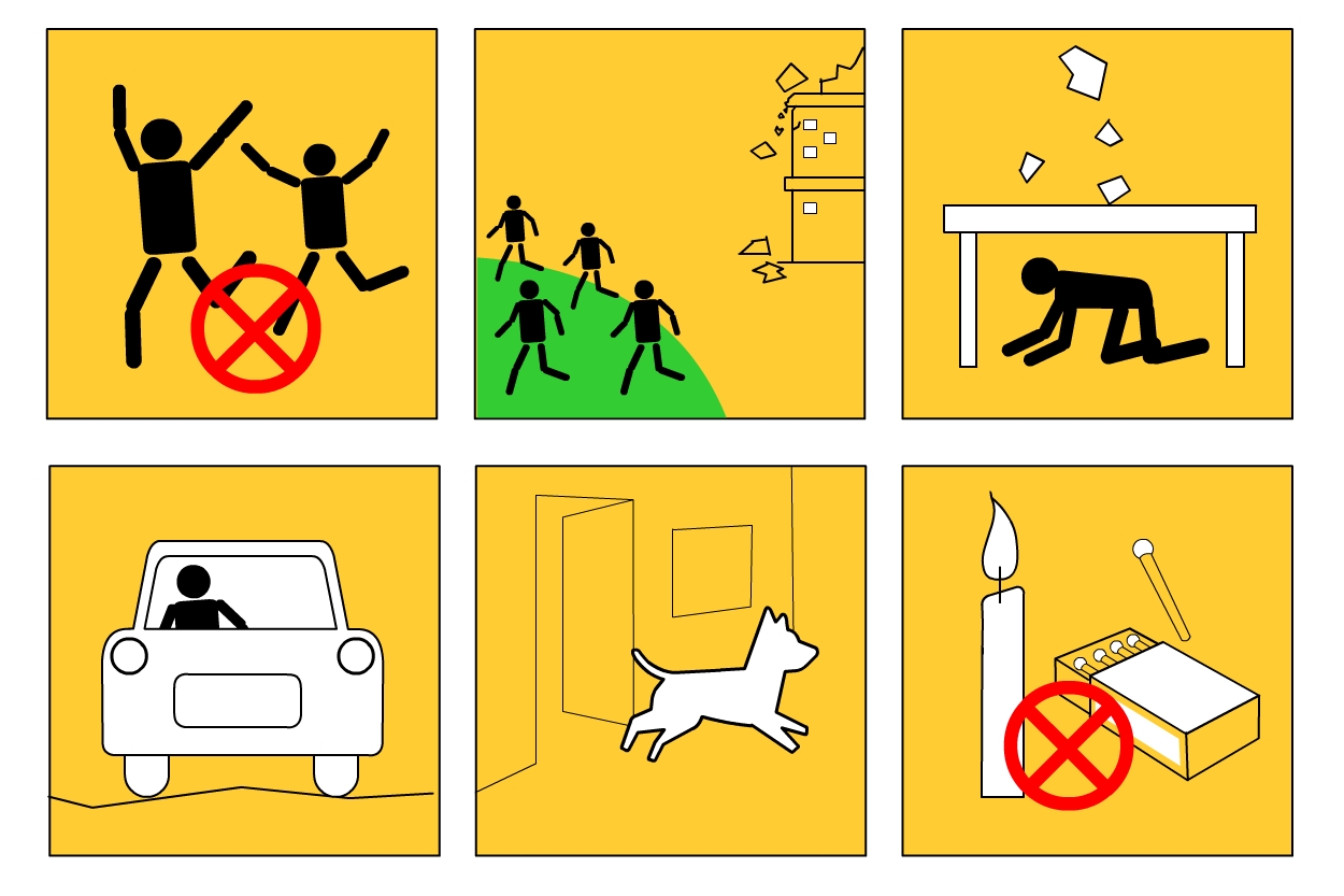 Image of Do's and Dont's During an earthquake