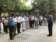 Image 2 - Independent India at 75 self-reliance with integrity, Vigilance week celebrated at NCS and employees took the vigilance pledge.
